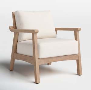 Chaise d'appoint classique et moderne pour la maison, le salon, les hôtels et les appartements, les loisirs, un coussin en tissu élégant, en mousse durable et droite. - Product Image 1