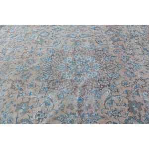 Turkish Oversize Rug 12.9x19.3 ft (392x588 cm), <b>Brown</b> Abstract Vintage Rug - Product Image 5