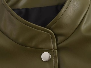 แจ็กเก็ตหนังสำหรับผู้ชายไซส์ใหญ่พิเศษมาใหม่กันลมมีซิปปิดระบายอากาศได้สำหรับนักแข่งรถมอเตอร์ไซต์ - Product Image 4