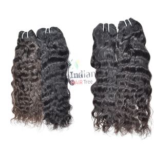 100% Cheveux humains indiens non traités, mèches bouclées vierges, noir naturel, fournisseur pas cher, double trame mécanique, tissage naturel - Product Image 3