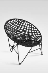 Silla Moderna de Cuerda con Estructura Metálica Resistente con Recubrimiento en Polvo, Muebles para el Hogar al por Mayor para Oficina, Sala de Estar, Apartamento, Ocio al Aire Libre - Product Image 6