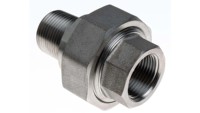 Un pouce ANSI B16.9 Din Normes PN10 Raccord de tuyau Union en acier pour usines de traitement chimique PVC Acier inoxydable PP Matériaux