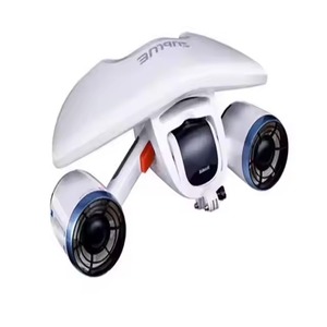 สกู๊ตเตอร์ไฟฟ้าสำหรับดำน้ำใต้น้ำ520W ใบพัดสองใบพัดความเร็ว