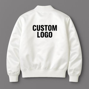 Chaqueta Satinada Ligera y Brillante con Cierre, Chaqueta Casual para Hombre y Mujer, Chaquetas Universitarias con Bordado Técnico - Product Image 2