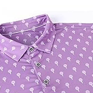 Haut de sport décontracté léger pour homme, polo de golf, tissu respirant, polo de golf de qualité supérieure - Product Image 5