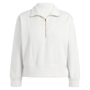 Women's Heavyweight Comfortable casual streetwear <b>Drop</b> Shoulder figures breathable Eco-friendly hoodies Knitted sweatshirt - Product Image 5