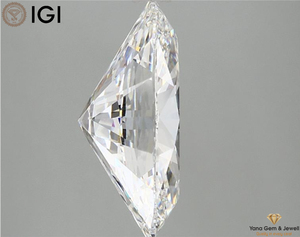 Modern Legacy 5.00 Ct Forme ovale Lab Grown CVD Diamond D Couleur VS1 Clarté Taille 13.46mm IGI Certifié pour Fine Solitaire Ring - Product Image 3