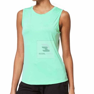 Camiseta sin mangas de gimnasio transpirable duradera para mujer - Product Image 2