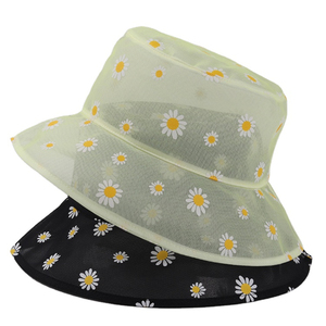 Meilleure vente ODM hiver/été Performance seau chapeau Logo personnalisé broderie respirant mignon chapeau de soleil grande élasticité éponge - Product Image 1