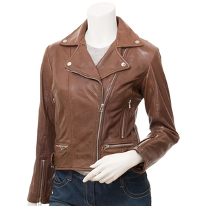 Vestes tendance pour femmes, nouvelle collection, cuir véritable, légères, coupe-vent, tissu satiné, respirantes, pour une utilisation toute l'année - Product Image 1