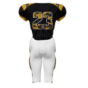 2025 Uniforme de fútbol americano más vendido hecho a medida Nuevo diseño Logotipo personalizado Uniforme de fútbol americano - Product Image 3