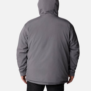Best Supplier's <b>Men's</b> Softshell Hooded <b>Jacket</b> 100% Polyester Canvas Fabric Winter Collection Latest Issue in Bulk Quantity - Product Image 3