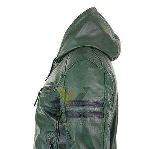 เสื้อแจ็คเก็ตหนังแท้ระดับพรีเมียม ซับในนุ่มสบาย เหมาะสำหรับชุดลำลองสไตล์สตรีทแวร์และชุดทันสมัยในชีวิตประจำวัน - Product Image 3