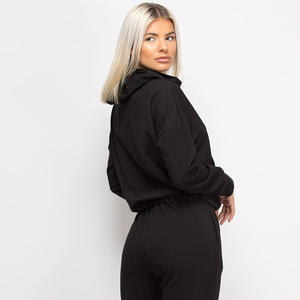 Ensemble de survêtements d'hiver deux pièces personnalisés pour femmes 2025 Ensemble de jogging deux pièces de qualité supérieure pour femmes survêtements avec OEM - Product Image 5