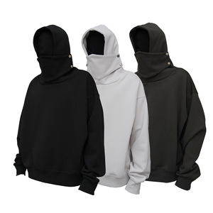Top à la mode poids lourd 450g American Street masque transfrontalier sweat à capuche ample décontracté polyvalent sweats à capuche Version propre - Product Image 2