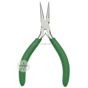 Ensemble de pinces en acier inoxydable pour la fabrication de bijoux DIY |   Outils professionnels légers de haute qualité de la marque LUMINEX IMPEX pour les boucles d'oreilles - Product Image 6