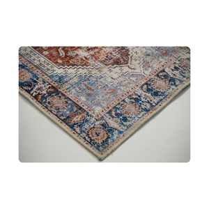 Alfombra trenzada de yute hecha a mano de primera calidad, decoración Bohemia, juego de área duradera bordada para uso en la puerta del baño de la sala de oración - Product Image 1