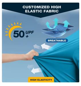 Sudadera CON CAPUCHA DE PESCA lisa en blanco de manga larga de microfibra de alta calidad Protección UV rendimiento de secado rápido camisas con capucha transpirables - Product Image 6