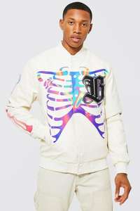 เสื้อแจ็กเก็ตมีฮู้ดแขนเสื้อหนังมีฮู้ดผ้าแคนวาสปักด้วยกำมะหยี่สำหรับฤดูหนาว - Product Image 4