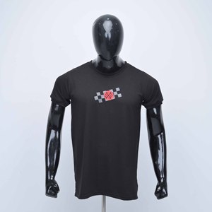 สินค้าใหม่ปี 2026 เสื้อถักแขนสั้นคุณภาพสูงสำหรับผู้ชาย ผลิตตามสั่ง ผ้าโพลีเอสเตอร์ 100% พิมพ์ลาย ป้องกันการเป็นขุย แห้งเร็ว ระบายอากาศได้ดี - Product Image 1