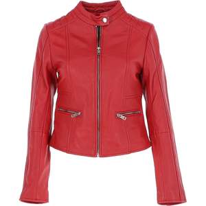 Women's Top Trending Custom Autumn <b>Winter</b> <b>Leather</b> <b>Jackets</b> Solid Turn Collar Design Full Sleeves Breathable Satin Lining - Product Image 1