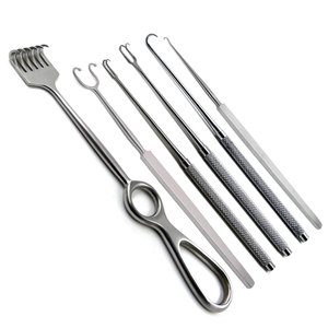 Lot de 6 rétracteurs chirurgicaux Fomon Volkman Joseph Gillies en acier inoxydable rétracteur à crochet pointu - Product Image 6