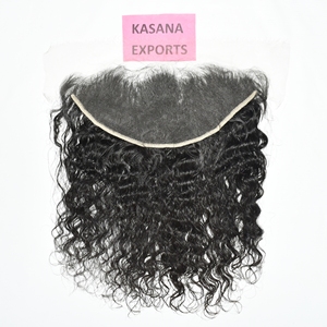 Extensiones de Cabello Humano Natural de Color Indio, 13*6 HD Frontal, Paquetes de Cabello con Cutícula Alineada al 100%, Estilos Lisos, Grado de Cabello Humano - Product Image 1