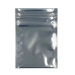 EU stock Anti Static Shielding Bags Silver Gray Resealable ESD Zip <b>Lock</b> Bags for Electronics PCB <b>laptop</b> refurbishment recycling - Product Image 1