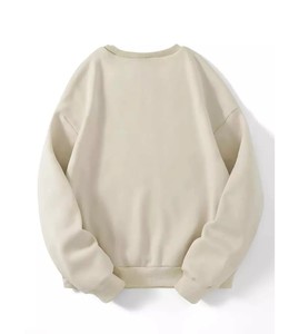 Sudadera lisa de algodón y poliéster para mujer, nuevo estilo 2024, cuello redondo de alta calidad, manga larga, estampado de talla XS para invierno - Product Image 2