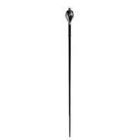 Timeless Drum Major Mace avec tête dorée et manche blanc Idéal pour les cérémonies et les défilés avec accessoires