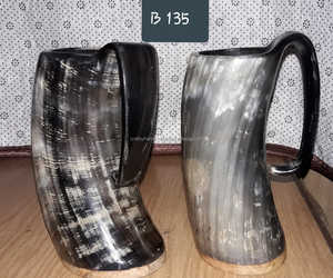 Wholesale Modern Standard Quality Latest Design Multicolour Horn <b>Mug</b> and Viking <b>Mug</b> at Wholesale Price for Export from India - Product Image 6