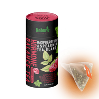 Thé aux feuilles de framboisier rouge en vrac pour l'équilibre hormonal féminin, marque privée, personnalisable, tisane santé