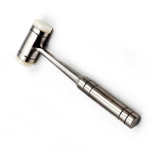 Martillo de mazo quirúrgico de doble cara con cabeza de nailon para procedimientos ortopédicos y dentales de 16,5 cm - Product Image 6