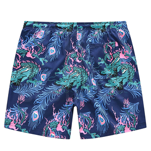 Maillot de bain personnalisé OEM Short de plage à séchage rapide pour garçons 100% coton Style décontracté impression par sublimation hommes Shorts - Product Image 5