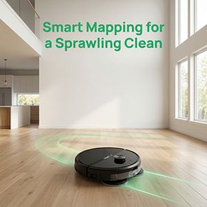 Liberbot, Robot Aspirador Inteligente Inalámbrico, Control por Aplicación, Eliminación Automática de Suciedad, Robot de Barrido y Fregado - Product Image 6