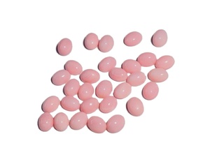 พลอยโอปอลธรรมชาติสีชมพูขนาด5X7มม.,หินอัญมณีทรงรีแบบหลังเบี้ยทรงหลวมพลอยสีธรรมชาติขายดีขายส่งจำนวนมาก - Product Image 2