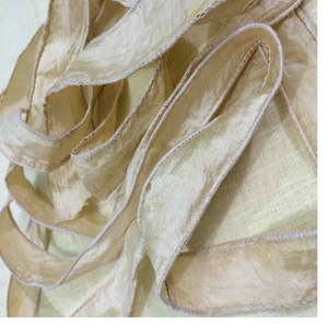 Cintas de seda sintética hechas a medida, muy bonitas, cosidas a los lados, disponibles en colores naturales, adecuadas para teñir por artistas textiles. - Product Image 4