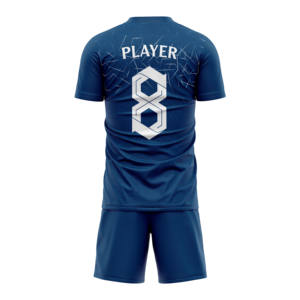 Conjunto de Camiseta de Fútbol de Poliéster 100% Transpirable con Diseño Personalizado para Adultos - Product Image 2