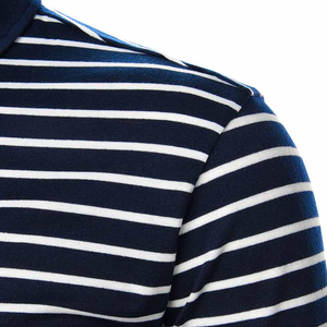 2025 tendance rayé hommes Golf Polo respirant coton haut décontracté t-shirts expédition rapide confortable Fit hommes Polo t-shirts - Product Image 6