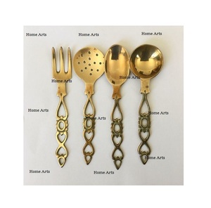 Ensemble de couverts couleur or au design unique Ensemble de couverts en acier inoxydable de qualité supérieure du fabricant en Inde - Product Image 1