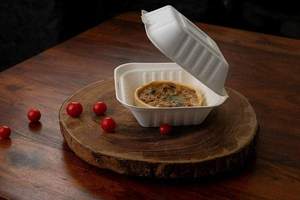 Boîte à hamburger en bagasse de canne à sucre compostable 6x6, conteneur à clapet pour collations, repas, jetable, écologique, durable, en stock - Product Image 2
