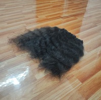 Rambut Keriting India Selatan 100% Asli Manusia, Mentah Tanpa Proses, Lembut Halus, 100g, Grosir AFSEL EXPORTS, Tersedia Satu Bundel