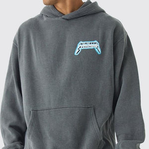 Pull à capuche en coton pour hommes de haute qualité personnalisé 3XL bouffée impression broderie Logo DTG sérigraphie sweats à capuche hiver hiver - Product Image 2