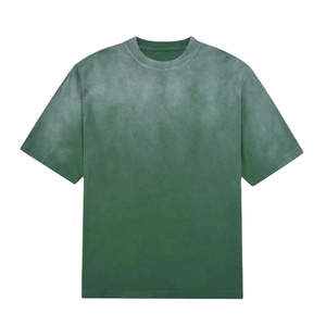 Men Acid Wash Fashion T Shirt Oversized Vintage Cotton Streetwear Tee Top Trending 2026 Custom Logo Wholesale T Shirt - Product Image 1