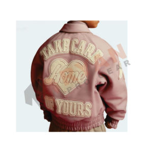 Chaqueta Universitaria Personalizada con Logotipo, Chaqueta de Invierno de Forro Polar de Alta Calidad para Hombre, Chaqueta Deportiva Lisa al por Mayor - Product Image 3