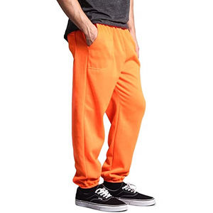 Pantalones de Hombre Casuales, Holgados, Lisos, Estilo Hip Hop, Joggers, Ajustados, con Bolsillos, Cintura Elástica, para Uso Diario - Product Image 3