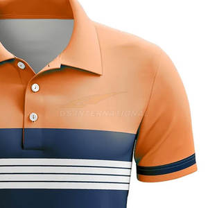 Camisa Polo de sublimación con estampado personalizado OEM, ropa deportiva para hombre, Polo de golf, camisa de uniforme deportivo de equipo de poliéster de secado rápido - Product Image 3