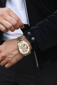 เสื้อโค้ทลำลองสำหรับผู้ชาย, เสื้อโค้ทลำลองมีฮู้ดและกระเป๋ามีซิปเสื้อแจ็กเก็ตสไตล์แฟชั่น - Product Image 4