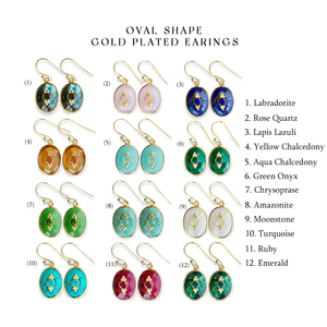 925 argent Sterling Lapis Lazuli pierres précieuses forme ovale et ronde fantaisie lunette balancent et goutte boucle d'oreille bijoux pour femmes - Product Image 5