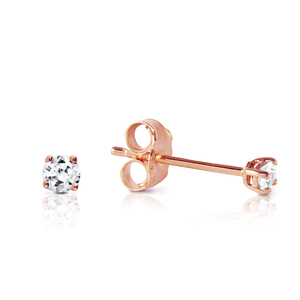 Women's Luxury Flower Pattern Lab Grown Diamond Stud <b>Earrings</b> IGI Certified 14K Rose Gold Cute Style Wedding Christian <b>Fine</b> - Product Image 2